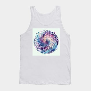 Psychedelic looking abstract illustration  of circles Tank Top